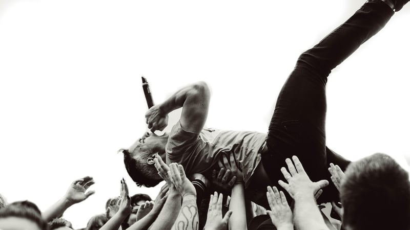 Crowd at a music concert